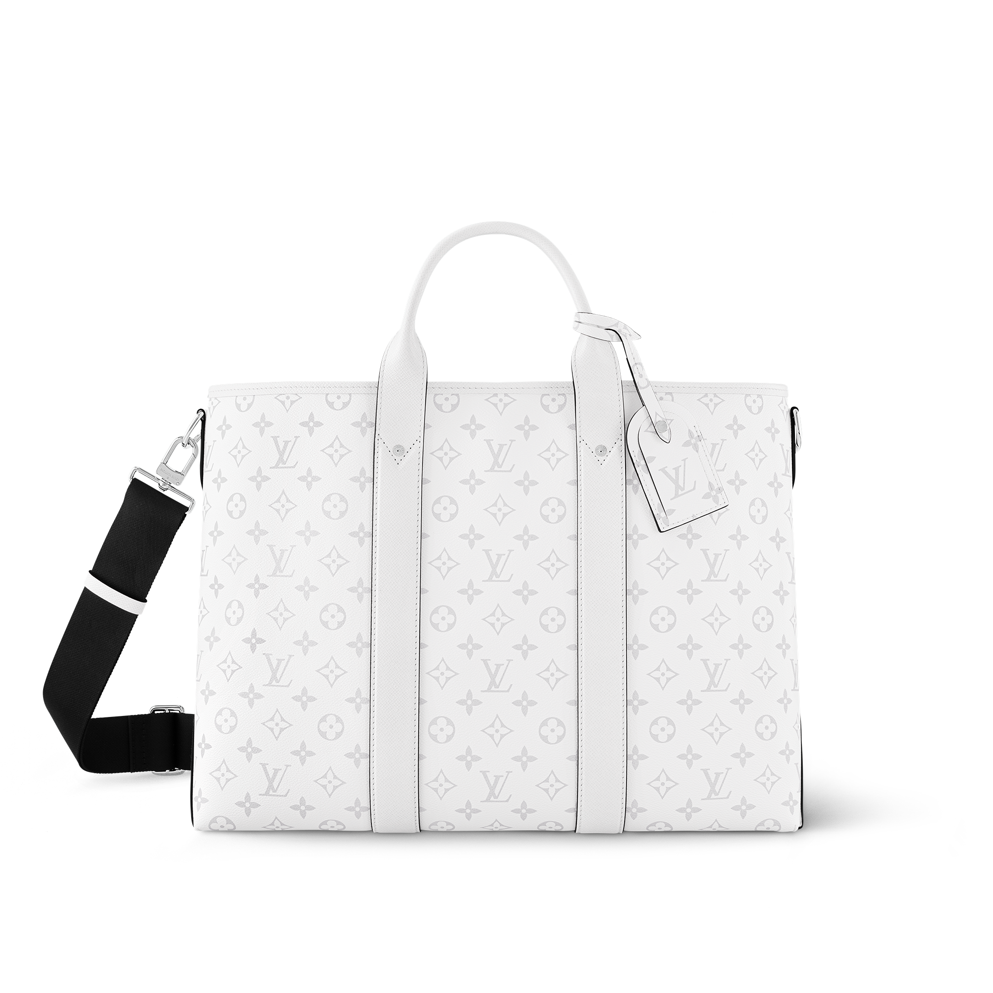 Lv white deals tote bag